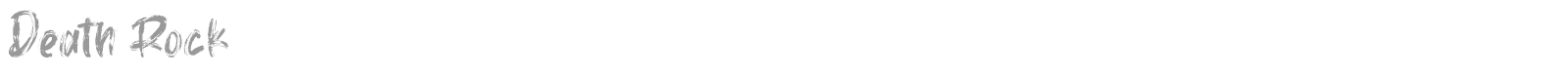 Death Rock font preview